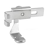 TISEKER Adjustable Zipper Piping Cording Presser Foot for All Low Shank Babylock, Euro-Pro, Janome, Kenmore, White, Juki and More Sewing Machine