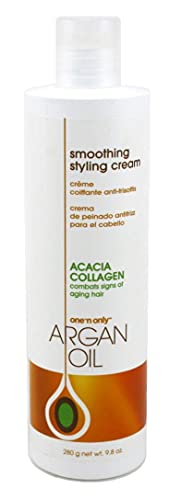 One N Only Argan Oil Smoothing Styling Cream 9.8 Ounce (Pack of 3)