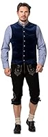 Stockerpoint Lorenzo Herren Trachtenweste, indigo, 52