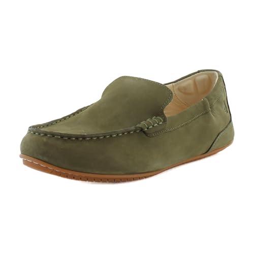 Hush Puppies Cora Women's Loafers & Slip-Ons Dark Olive Nubuck Size 7.5 M