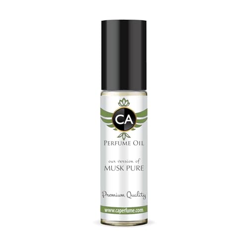 CA Perfume Impression of Musk Pure for Women Fragrance Oil Floral Woody Musk Scent Long Lasting Perfumes for Women Travel Size TSA Ready Mini Parfum Body Oil Roll-on 0.33 Fl Oz 10ml