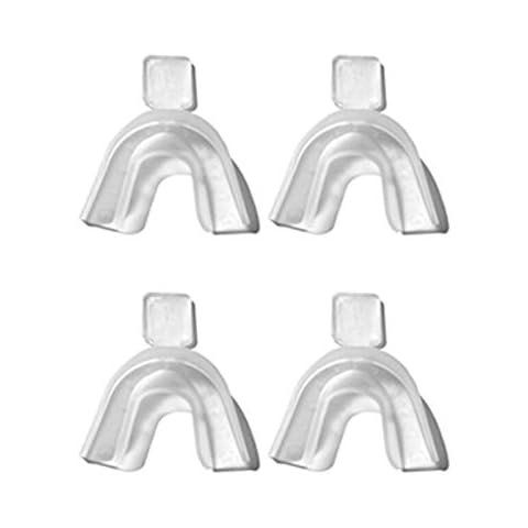 White Teeth Global Thermo-molding Boil and BITE Silicone Mouth Trays 4-Trays Cover