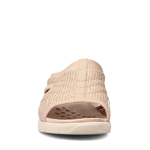 Image of Easy Spirit Womens Traciee 2 Memory Foam Wedge Sandals Tan 8.5 Wide (C,D,W)