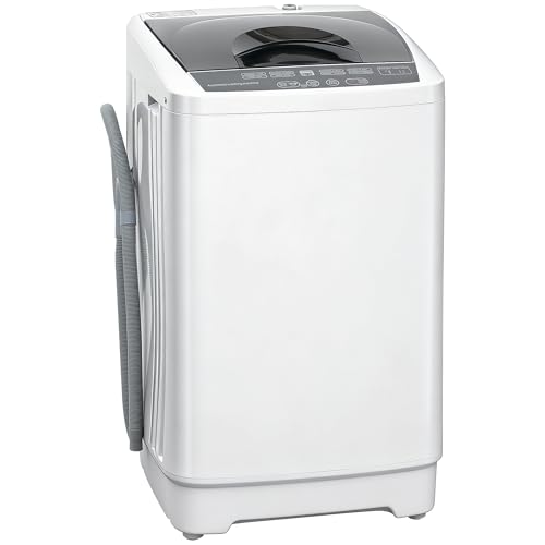 HOMCOM Portable Washing Machine, 1.3 Cu. Ft. Compact Washer with