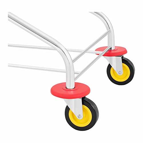 ulsonix UNICLEAN 10 Putzwagen mit Presse Mop Eimer Wischer Reinigungswgen Halter Hotel 2 Eimer 48 L – Bild 7