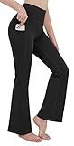 HOFI Bootcut Yoga Pants for Women, Tummy Control Bootleg Leggings with Pockets