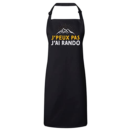 Tablier premium j'peux pas j'ai rando de fabrication soignée pour les passionnés