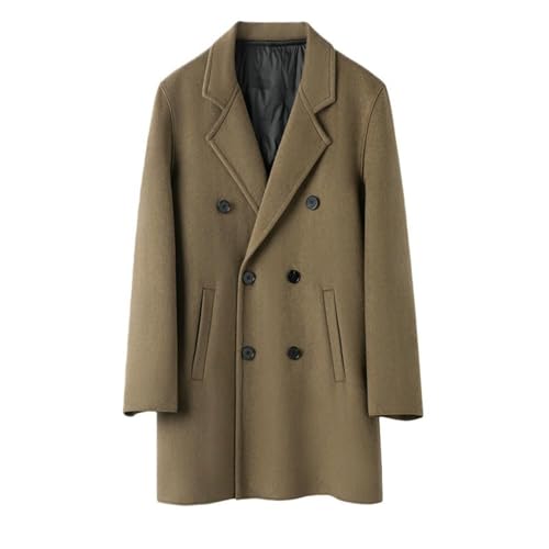 Manteau d'hiver homme cachemire double face pour rester élégant lors de vos sorties professionnelles