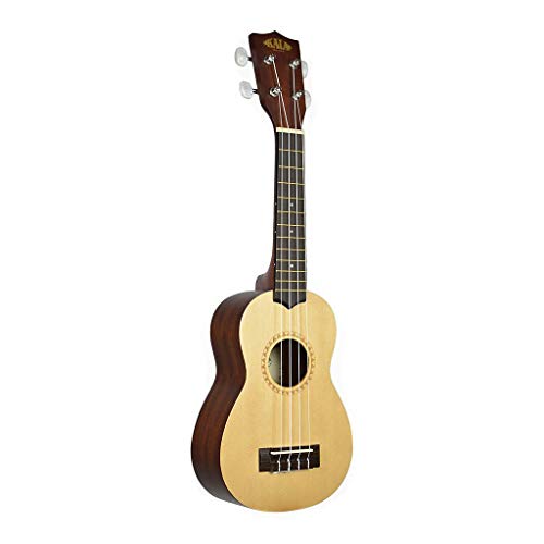 Kala Soprano Satin Spruce Top Ukulele with Rosette (Natural Satin) (KA-15S-S)+ Snark SN6X Clip-On Ukulele Tuner, GSA70B… - Les Beatles, Paul McCartney, John Lennon, RIngo Starr, George Harrison Kala Soprano Satin Spruce Top Ukulele with Rosette (Natural Satin) (KA-15S-S)+ Snark SN6X Clip-On Ukulele Tuner, GSA70B… – Image 4