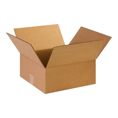 Image of TAPE LOGIC 14 x 14 x 6 Corrugated Cardboard Boxes, Flat 14 inchL x 14 inchW x 6 inchH, Pack of 25 | Shipping, Packaging, Moving, Storage Box for Home or Business, Strong Wholesale Bulk Boxes