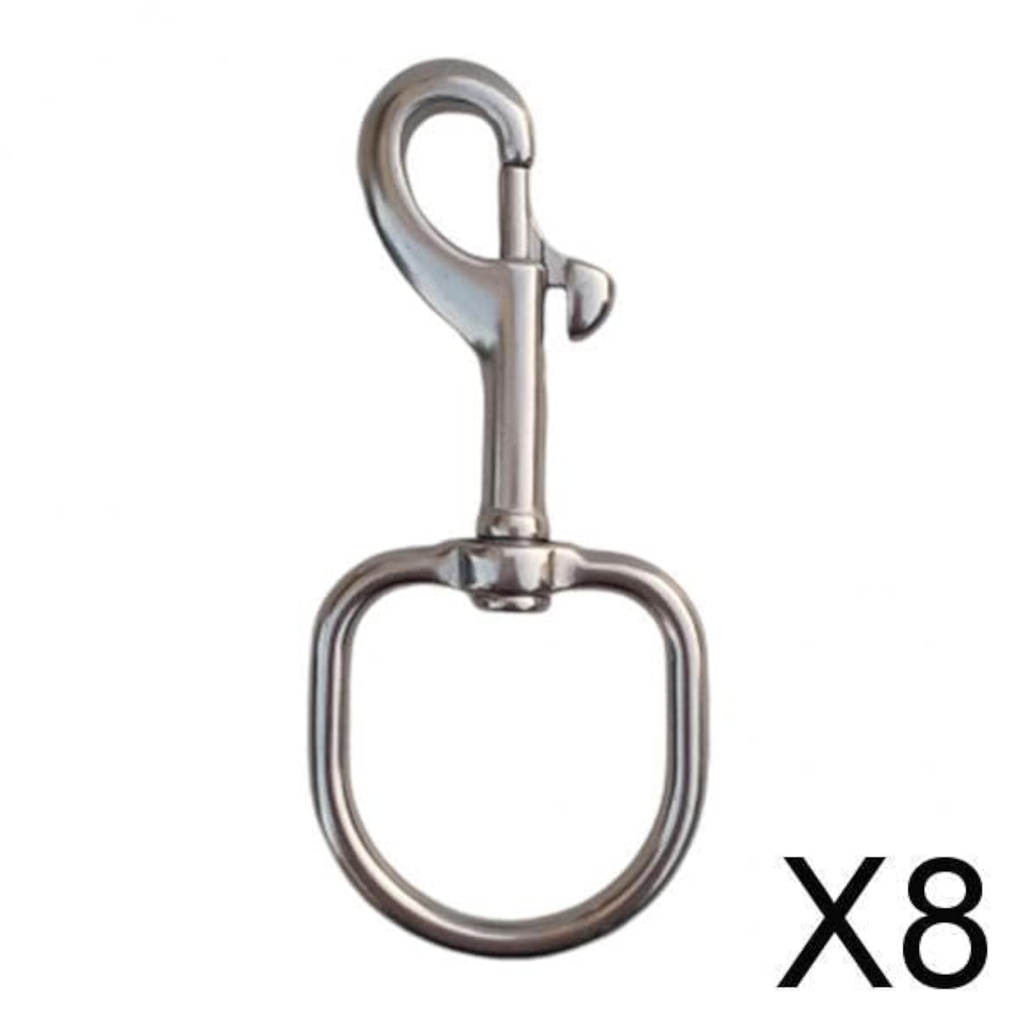Stainless Steel Swivel Eye Bolt Snap Spring Hook