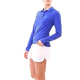 Sportkind Mädchen & Damen Tennis, Golf, Segeln, Funktions Poloshirt Langarm, UV-Schutz UPF 50+, atmungsaktiv, Kobaltblau, Gr. M