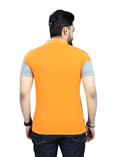 Image of Men's Regular Fit Striped Polo T-Shirts