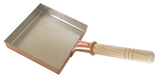 Copper Tamagoyaki Frying Pan Omelet Pan Loved By Professionals Soft Eggs Round Made in Japan