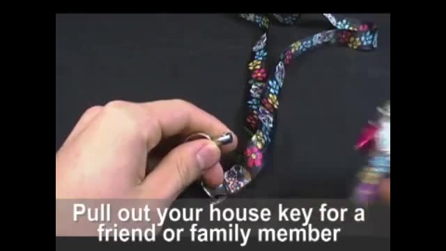 Lucky Line 3-Way Pull Apart Keychain, 1 Pack, Silver (71501