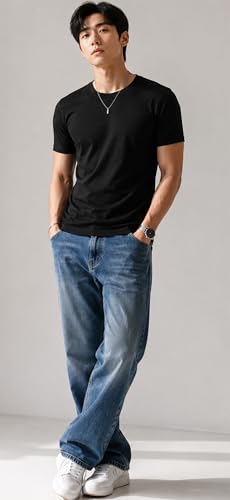 Image of London Hills T Shirt For Man | Men Round Neck Tshirts | Tshirt Shirts Men | Gym T Shirts For mens Workout | T-shirts For Man Cotton Stylish Round Neck T Shirt Half Sleeve Regular Fit Solid Multicolour