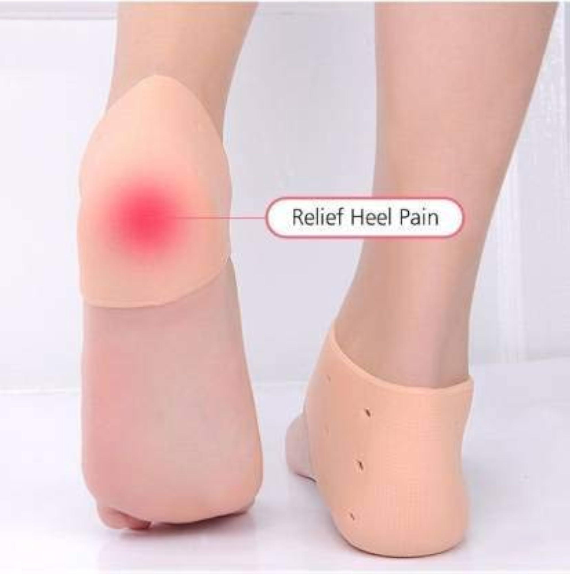 Double-Sided Foot Scrubber with Gel Heel Pad
