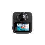 GoPro MAX2 – wasserdichte 360-Grad-Actionkamera + traditionelle Actionkamera mit Touchscreen, sphärischem 8K-Video, 29 MP 360-Grad-Fotos, leicht austauschbaren Objektiven, HyperSmooth-Stabilisierung