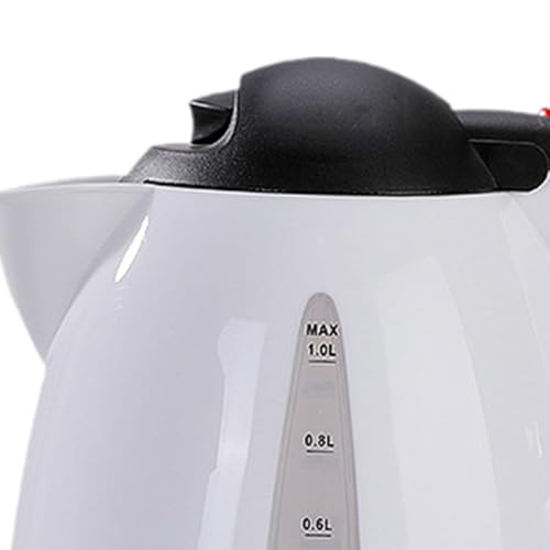 Hervidor eléctrico para auto 1L acero inoxidable blanco miniatura 4