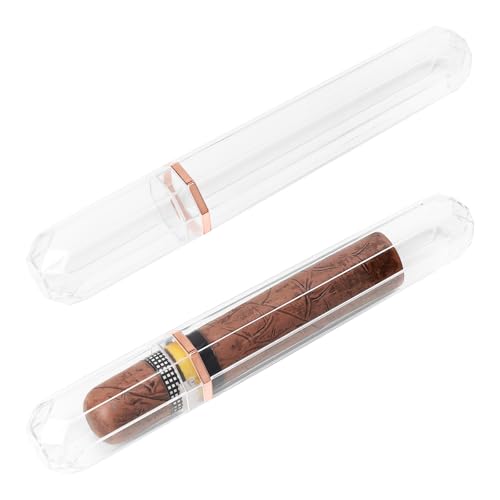 Portasigari da viaggio in plastica, adatto per la maggior parte dei sigari.