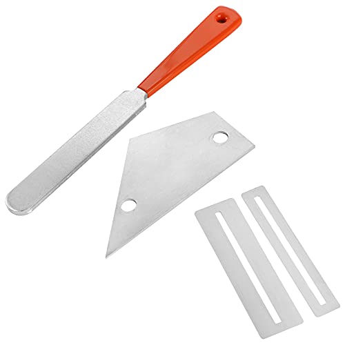 SOUJOY 17 Pieces Guitar Luthier Tool Set, Fret Rubber Hammer, Fret Crowning File, Fret Leveling Beam Sanding Leveler Beam - Image 4