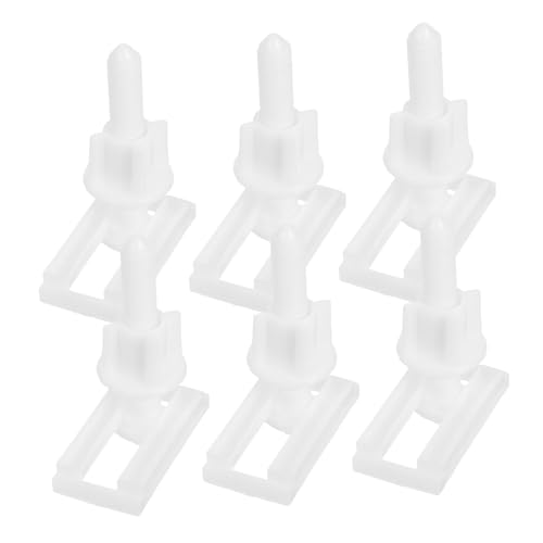 Artibetter 3 ペア メンテナンス DIY 蓋 用 トイレ ボルト ナット プラスチック ホテル 付き ヒンジ 交換品 ボルト 継手 と バスルーム 簡単 固定 家