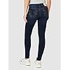 True-Religion-Womens-Jennie-Mid-Rise-Curvy-Fit-Skinny-Ankle-Jean True Religion Women's Jennie Mid Rise Curvy Fit Skinny Ankle Jean, Indigo Upgrade, 27