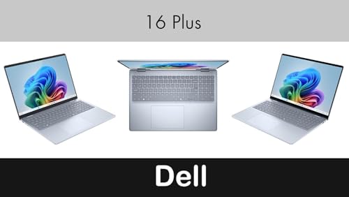 Image of Dell 16 Plus AI Business Laptop 16.0 inch Touch WUXGA Display (Intel Ultra 7-258 (Beat Ryzen 7 250) 32GB LPDDR5X, 2TB PCIe SSD, Backlit KB, Fingerprint, Thunderbolt 4, BT 5.4, WiFi 7, Webcam, Win11P)