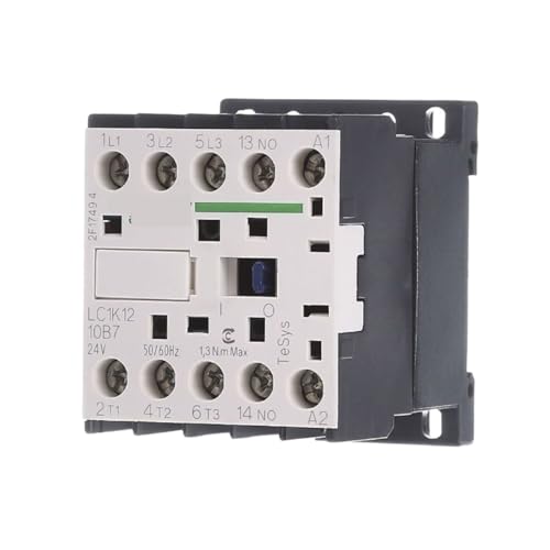 Contacteur LC1K1210B7 3P AC-3 440V 12A interrupteur automatique bobine 24V CA auxiliaire 1NO
