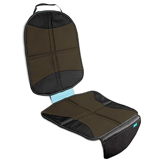 Munchkin Brica Seat Guardian Car Seat Protector, Brown/Black
