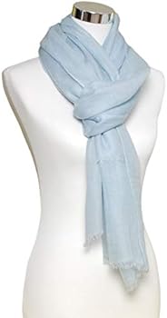 Bovari Kasjmier sjaal dames - 100% kasjmier - extra licht / flinterzacht - premium kasjmier - extra dunne sjaal/sjaal voor het hele jaar - 200 x 70 cm, turquoise (Mosaic Blue), XL