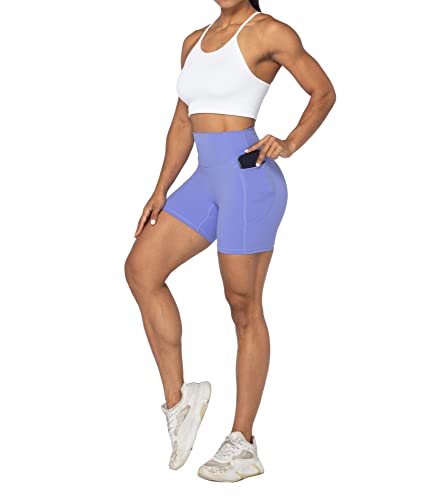 Image of Sunzel Women's Biker Shorts in High Waist Tummy Control with Deep Pockets