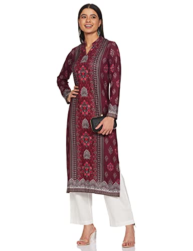 Image of BIBA Women's Synthetic Kurta