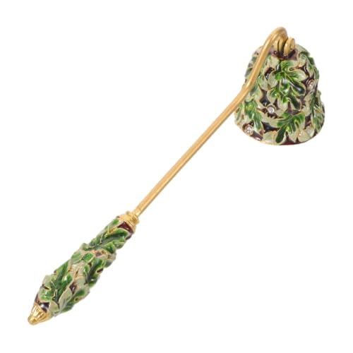 Elegante apagavelas de aleación de zinc TEHAUX con hoja de esmalte 2