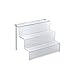 Azar 326043 12-Inch W by 8.5-Inch D Three-Tier Acrylic Step Display
