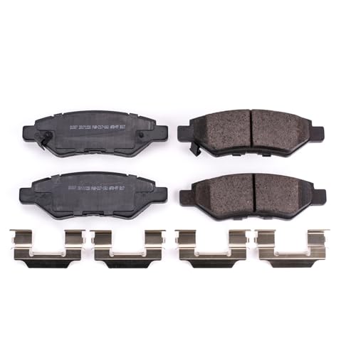 Image of PowerStop Rear Brake Pads for Cadillac CTS 2008-14 |SRX 2010-16 |Chevrolet Camaro 2010-15 |Saab 9-4X 2011 - Z17 Ceramic Brake Pads with Installation Hardware, 17-1337