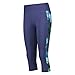 Produktbild HUNKEMÖLLER Damen HKMX Capri mit hoher Taille mit Aufdruck Level 2 Blau S