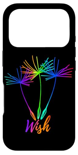̃^||̖̉ ^|| ~j}Xg Rainbow Dandelion Flower Wildflower X}zP[X iPhone 17 Pro p