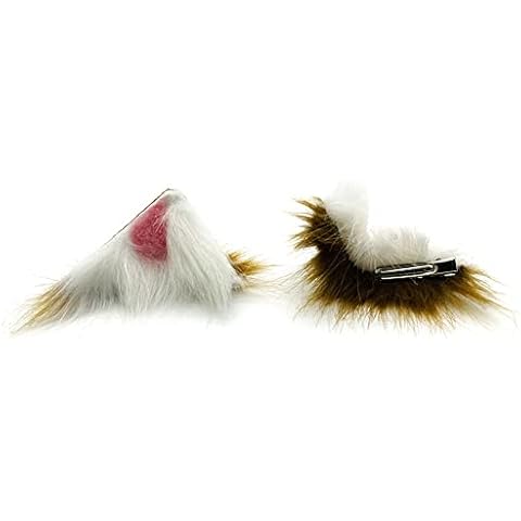 Yytcsjz Fox Fur Ears Hair Clip Cover