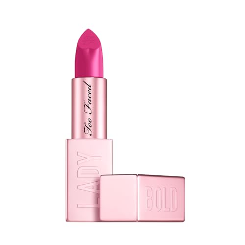Too Faced Lady Bold Cream Lipstick | Lightweight, Vegan + Cruelty Free, 0.17 oz.