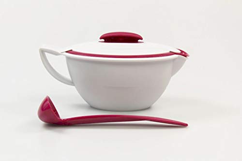 Tupperware Geïsoleerde server Sauciere 400 ml + pollepel wit BlackBerry 37642 - Image 6