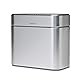 simplehuman CW1645 4 Liter, Kompost-Caddy, Komposteimer für Küche mit Deckel, gebürsteter Stahl, 5 Jahre Garantie
