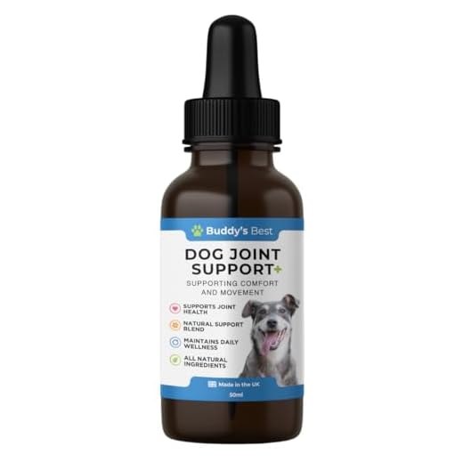 BUDDY'S BEST Dog Joint Aid & Relief Plus | 50 ml | Alivia el dolor articular en perros | Fórmula de acción rápida | Ingredientes naturales | Fabricado en el Reino Unido