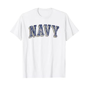 Navy Midshipmen Retro Arch Officially Licensed T-Shirt