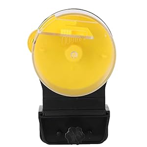 Automatic Fish Feeder, Aquarium Fish Feeder Dry Granular Flake Food for Fish (Yellow)