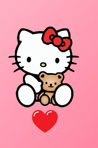Hello Kitty Notebook: Hello Kitty School Supplies. 120 Pages, 6 x 9 Inches, Hello Kitty Planner, Hello Kitty Notebook for School