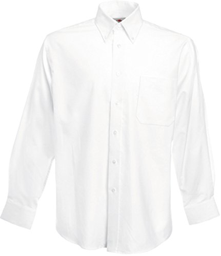 Fruit Of The Loom Oxford, Camicia Uomo, Bianco