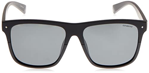 Polaroid Sunglasses Men's PLD6041/S Rectangular Sunglasses, Matte Havana , 56mm US4