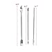 Bitray 3 PCS Professional Repair Tool Kit Electronics Opening Pry Tool Repair Kit with Metal Spudger Mobile Phone Disassembly Stick