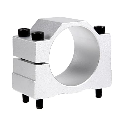 Jkjhbhged 1Pcs Spindle CNC Milling Machine Motor with 4 Screws Spindle Clamp Mounting Bracket 65mm
